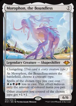 MTG English Morophon, the Boundless NM Normal Modern Horizons - Image 1