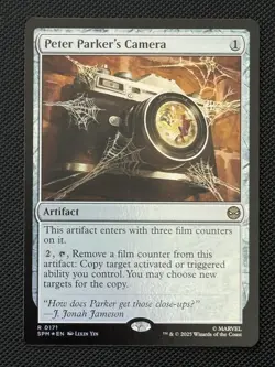 MTG Marvel Spider-Man, Peter Parker's Camera - Foil NM - Image 1