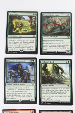 ((18) MTG Kamigawa Neon Dynasty Commander Red Green Artifact Lot Bear Umbra - Image 2