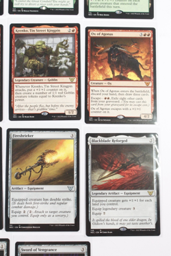 ((18) MTG Kamigawa Neon Dynasty Commander Red Green Artifact Lot Bear Umbra - Image 5
