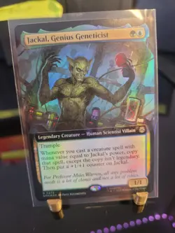 Jackal, Genius Geneticist (Extended Art Foil) 272 MTG Marvel's Spider-Man (SPM) - Image 1