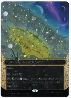 MTG Terrain Generator (0133) (Borderless) (Galaxy Foil) EOS NM/M - Image 1