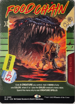 MTG Secret Lair Food Chain #1369 -SLD Now On VHS! [UPick Foil/Reg] Fall SD 23 - Image 3