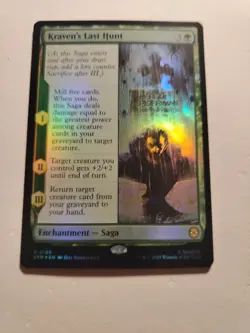 Foil Kraven's Last Hunt Marvel's Spider-Man Mtg 0105 Magic The Gathering - Image 2