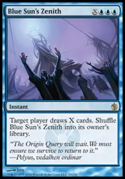 MTG English Blue Sun's Zenith NM Normal Mirrodin Besieged - Image 1