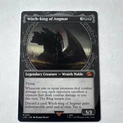 MTG Witch-king of Angmar Showcase Extended Art Borderless 0311 #323 - Image 1