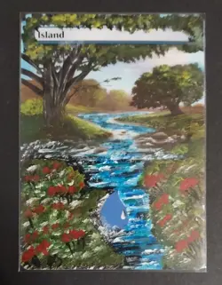 MTG - Magic: The Gathering - Island - C10 (LP) (ALTERED) - Image 1