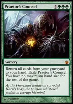 MTG English Praetor's Counsel NM Foil Mirrodin Besieged - Image 1