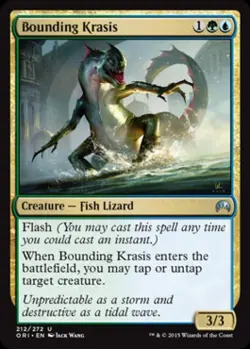 Bounding Krasis -Foil Light Play MTG Magic Origins - Image 1