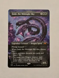 Junji, The Midnight Sky - Showcase - Neon Dynasty - Near Mint - MTG - Image 1