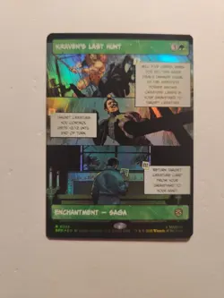 Foil Kraven's Last Hunt (Borderless) Marvel's Spider-Man 0226 Mtg Magic - Image 1