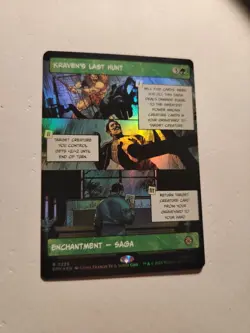 Foil Kraven's Last Hunt (Borderless) Marvel's Spider-Man 0226 Mtg Magic - Image 3