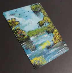 MTG - Magic: The Gathering - Island - Lorwyn (LRW) (LP) (ALTERED) - Image 3