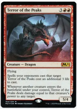 MTG Terror of the Peaks Core Set 2021 #164 Foil NM/M - Image 1