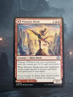 Pinnacle Monk Modern Horizons 3 MTG Magic the Gathering Card - Image 1