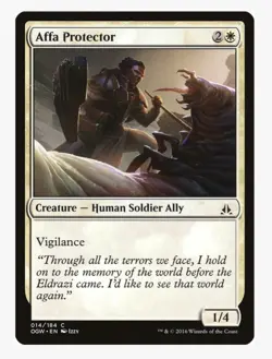 Affa Protector | Oath of the Gatewatch OGW | MTG | Ally Soldier Tribal | LP - Image 1