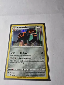 Copperajah Holo Holo Rare SWSH01: Sword & Shield Base Set 137/202 NM Pokemon NM - Image 1