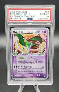 PSA 10 Gem Mint 2006 Pokemon Flygon ex EX Dragon Frontiers Ultra Rare #92 - Image 1
