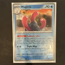 Pokemon Wugtrio Reverse Holo SV: Paradox Rift 053/182 NM - Image 1