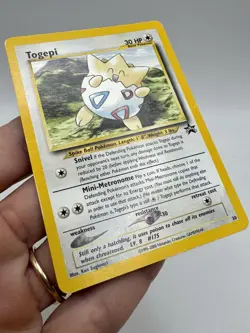 Pokemon TCG Togepi #30 Non-Hole Black Star Promo - Image 3