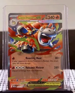 Pokemon TCG Mega Evolution Mega Camerupt EX 022/132 Double Rare MINT 🔥🔥 - Image 1