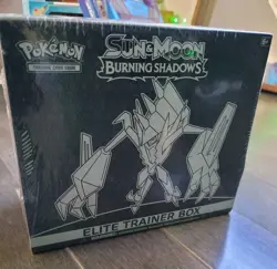 2017 Pokemon ETB Sun and Moon Burning Shadows Elite Trainer Box - SEALED - Image 1