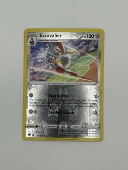 Pokemon - Escavalier - 124/189 -Reverse Holo - Darkness Ablaze - NM/M - New - Image 1