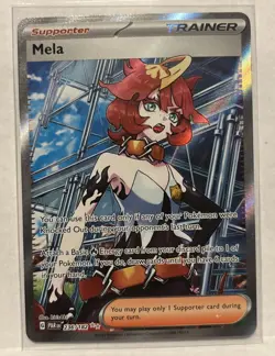 Pokemon TCG - Mela 236/182 - Paradox Rift Ultra Rare Full Art Trainer Holo - NM - Image 1