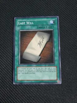 Last Will TP7-EN015 Common Unlimited Edition NM Yugioh - Image 1