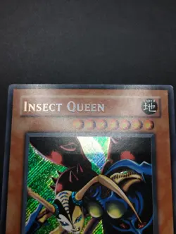 YUGIOH 2004 | INSECT QUEEN | CT1-EN005 | LIMITED EDT | GOOD - VG (DAMAGED) - Image 4
