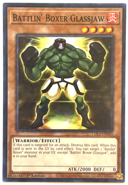YuGiOh! - Battlin' Boxer Glassjaw - LD10-EN040 - 1st Edition - Common - Image 1