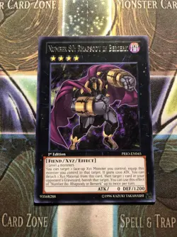 *** NUMBER 80: RHAPSODY IN BERSERK *** 1ST EDITION RARE (LP) PRIO-EN045 YUGIOH! - Image 1