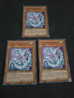 3x Cyber Laser Dragon x3 DP04-EN003 Rare 2x 1st Edition NM Playset Yugioh - Image 1