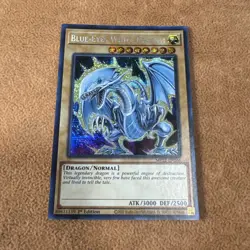 🔥 YUGIOH Blue-Eyes White Dragon MP22-EN266 SECRET RARE ALTERNATE ART NM 1ST ED - Image 4
