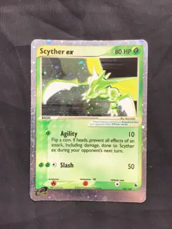 Pokemon Cards: EX Ruby and Sapphire Rare Holo: Scyther EX 102/109 - Image 1
