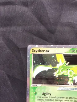 Pokemon Cards: EX Ruby and Sapphire Rare Holo: Scyther EX 102/109 - Image 3