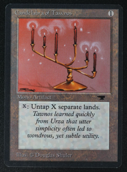 Candelabra of Tawnos Magic: the Gathering Card Antiquities MTG Reserved List - Image 1