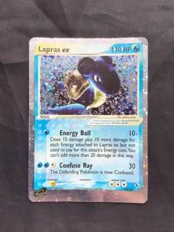 Pokemon Cards: EX Ruby and Sapphire Rare Holo: Lapras EX 99/109 - Image 1
