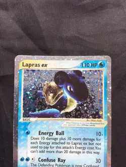 Pokemon Cards: EX Ruby and Sapphire Rare Holo: Lapras EX 99/109 - Image 2