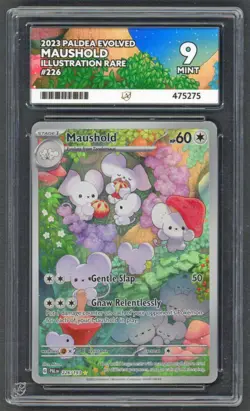 Pokemon Cards - ACE 9 Maushold 226/193 - Paldea Evolved IR - PSA BGS CGC - Image 1