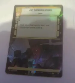 STAR WARS UNLIMITED TCG JTL: HYPERSPACE 941 FOIL RARE CARD: JAM COMMUNICATIONS - Image 1
