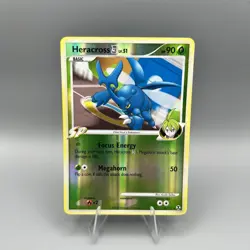 2009 Heracross Elite 4 24/111 Rising Rivals Reverse Holo LP English Pokemon Card - Image 1
