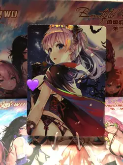 Demon Girl Waifu CCG Goddess Story Double Sided Anime Card Waifu Card Holo - Image 1