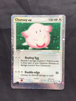 Pokemon Cards: EX Ruby and Sapphire Rare Holo: Chansey EX 96/109 - Image 1