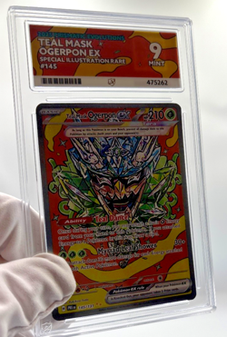 Pokemon Cards - ACE 9 Teal Mask Ogerpon Ex 145/131 Prismatic Evolutions PSA BGS - Image 5