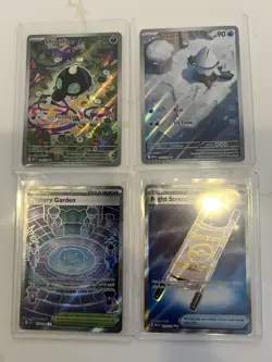 Lot Of Rare Mega Evolution Pokemon Cards. Night Stretcher, Mystery Garden 4 Card - Image 1