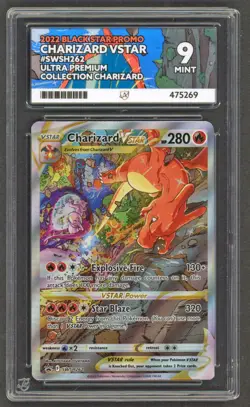 Pokemon Cards - ACE 9 Charizard V SWSH262 - Ultra Premium Collection - PSA BGS - Image 1