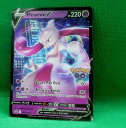 Mewtwo V SWSH223 Pokemon GO Ultra Rare Holo Promo Pokemon Card * New - Image 1