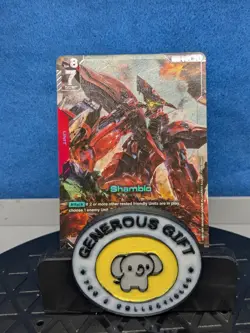 Gundam Card Game Newtype Rising Shamblo GD01-047 R+ Holo Foil - Image 1