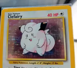 Pokemon Cards: Base Set Holo Rare: Clefairy 5/102 - Image 3